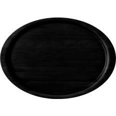 Bois Plateaux de Service &Tradition Collect SC65 38 cm Chêne Teinté Noir Plateau de service