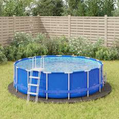 VidaXL Pool Bottom Sheets vidaXL Pool Ground Cloth Light Grey 396 cm