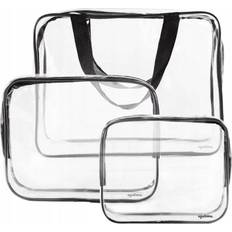 Transparent Necessärer Northix Transparent kosmetiktasche 3er set wasserdicht kulturtasche 21448