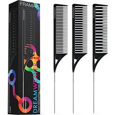Hair Combs Framar Dream Weaver Comb Black 3 Pack
