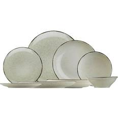 Spisestel Hermia Porcelænsæt 24 Dele Cinnamon Lige Spisestel 24stk