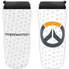 Acier Inoxydable Mugs de voyage ABYstyle Overwatch-Mug 355 ml-Logo Mug de voyage