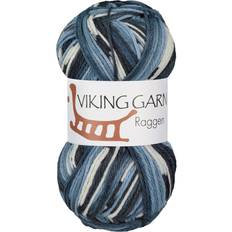 Viking garn Viking Garn Raggen 150g grå/blå 724