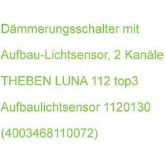 Dämmerungsschalter & Bewegungsmelder Theben Dämmerungsschalter m.Aufbaulichtsensor LUNA 112 top3 AL