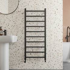 Heated Towel Rails Solaro Solaro Square Bar Heated Black