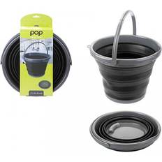 Black Water Containers Summit Pop Bucket 10L Black/Grey