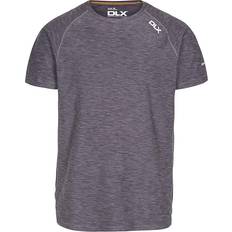 Elastane/Lycra/Spandex T-shirts Trespass Men's Cooper DLX Active T-shirt - Dark Grey Marl