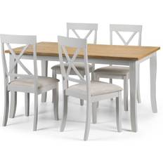 Julian Bowen Davenport Dining Set 90x150cm 5pcs