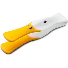 Best Cooking Tongs Zeal Silicone Duck Toast White Cooking Tong