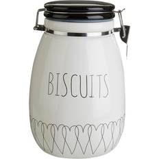 White Biscuit Jars Premier Housewares Maison Biscuit Jar