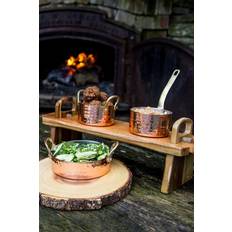 Brown Large Acacia Wood Platform Platter