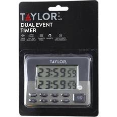 Best Kitchen Timers Taylor Pro Stainless Steel Dual Event Kitchen Timer