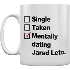 Accesorios de cocina Grindstore Saliendo Mentalmente Con Jared Leto - Varios Colores Negro/Blanco Taza