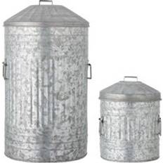 Bloomingville Delina Bucket Galvanized Metal 35 x 62 x 35 cm