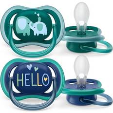 Philips Chupetes Philips Avent Chupetes ultra air verde/azul 18 meses