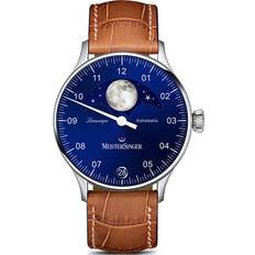 MeisterSinger Armbanduhren MeisterSinger Lunascope LS 908 von die Einzeigeruhr mit Mondphase, Datum und Automatikwerk