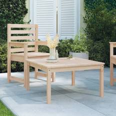 Tables Basses d'Extérieur vidaXL Table De Jardin 82.5x82.5x45 cm Bois Massif De Pin