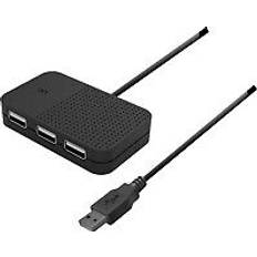 USB-Hubs ISY IHU 1001-1 USB Hub Schwarz