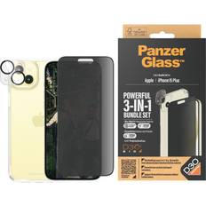 Protectores de Pantalla PanzerGlass 3-in-1 Privacy Protection Pack for iPhone 15 Plus