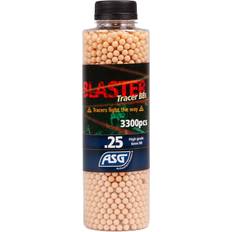 0,25g Tracer Kugler, Blaster, 3300 Stk, Rød