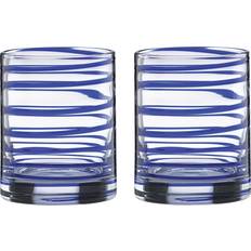 Blu Bicchieri da whisky Kate Spade Charlotte Street Double Old-Fashioned Glass Set of 2 Bicchiere da whisky