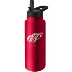 Logo Brands Detroit Red Wings 34oz. Quencher Water Bottle 34fl oz