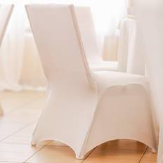 White Loose Covers OHS Banquet Stretch Loose Chair Cover White