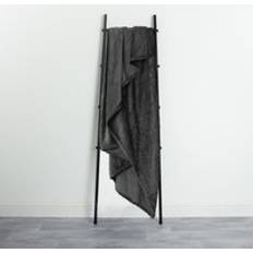 Dreamscene Luxury Large Waffle Honeycomb Mink Blankets Black