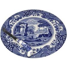 Cheese Knives Spode Blue Italian 2 Plate Cheese Knife