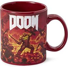 Just Funky Doomslayer 16 oz Ceramic Coffee Mug Taza