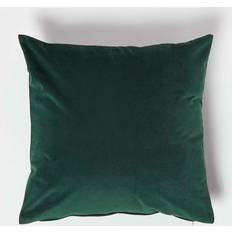 Homescapes Luxury Soft Velvet Complete Decoration Pillows Green