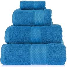 Guest Towels Homescapes Cobalt 500 Guest Towel Blue