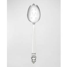 Table Spoons on sale International Silver Royal Danish Sterling,1939 Pierced Serving Table Spoon