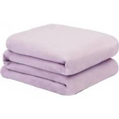 Purple Blankets Dreamscene Soft Plain Fleece Blankets Purple