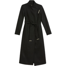 Ted Baker Rosell Long Length Wrap Coat - Black