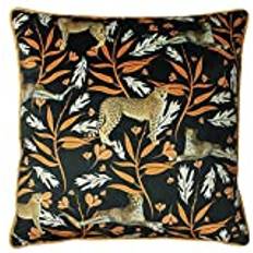 Paoletti Tribeca Leopard Tropical Cushion Cover Multicolour