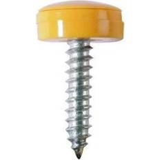 Yellow Screws Connect Number Plate Screws