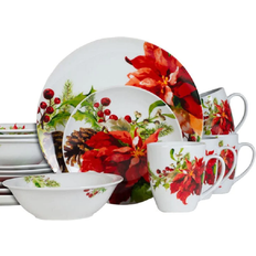 Fitz and Floyd Holiday 32PC DW Service Dinner Set