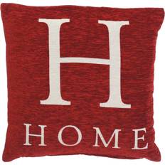 Red Complete Decoration Pillows Premier Housewares Words 'Home' Complete Decoration Pillows Red