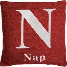 Red Complete Decoration Pillows Premier Housewares Words 'Nap' Complete Decoration Pillows Red