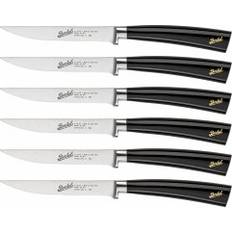 Elegance Glossy Black Steak Set