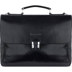 Bugatti Computertasker Bugatti Aktentasche Romano Briefcase Small Schwarz 14.3 Liter