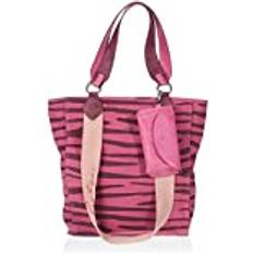 Zebra Handväskor Fritzi aus Preußen från Izzy02 canvas shoppingväska, Zebra rosa, Einheitsgröße