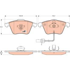 Pièces de Vélo TRW GDB1617 Jeu De Plaquettes De Frein Audi: A8 D3, A6 C6 Allroad