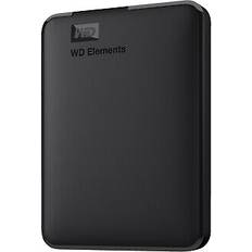 Western Digital WD Elements Festplatte, 4 TB HDD, 2,5 Zoll, Schwarz