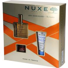 Nuxe Scatole regalo e Set Nuxe Cofanetto Gli Iconici 2023 Olio Prodigioso 50 ml + Crema Rimpolpante Idratante Viso 30 ml + Balsamo Labbra Al Miele 15 g