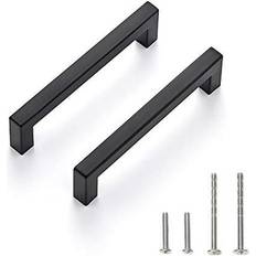 Kitchen Cabinets Ravinte 30 Pack 5 Inch Kitchen Square Cabinet Handles - Matte Black