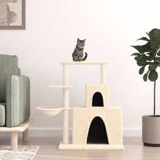 vidaXL Cat Tree with Scratching Posts Cream