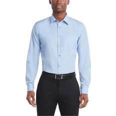 Men's Regular Fit Poplin Dress Shirt - Cameo Blue