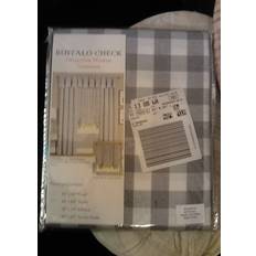 Curtains Achim Buffalo Check 84-inch